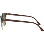 Clubmaster Classic RB3016, Sand Havana Gold/Blue Mirror Glass Lenses 51 Eye Size