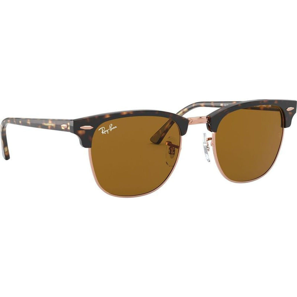 Clubmaster Classic RB3016, Shiny Havana/Brown Glass Lenses 51 Eye Size