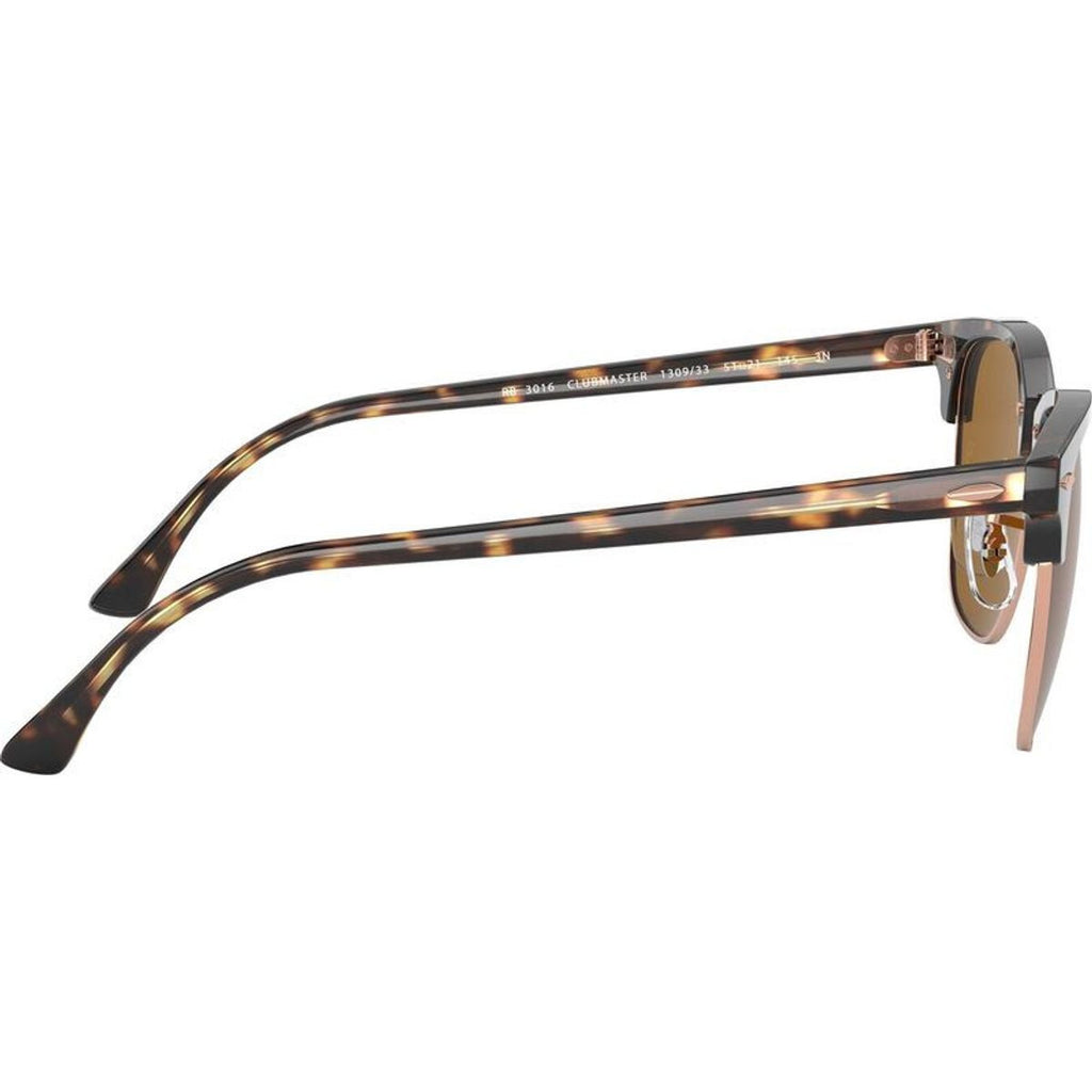 Clubmaster Classic RB3016, Shiny Havana/Brown Glass Lenses 51 Eye Size