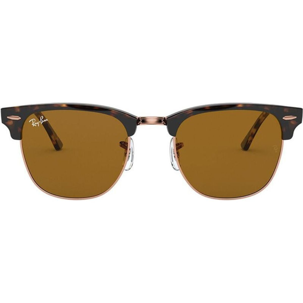 Clubmaster Classic RB3016, Shiny Havana/Brown Glass Lenses 51 Eye Size