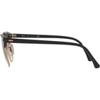Clubmaster Classic RB3016, Spotted Brown and Blue/Clear Brown Gradient Glass Lenses 51 Eye Size