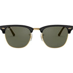 Clubmaster Classic RB3016F, Black/Green Polarised Glass Lenses