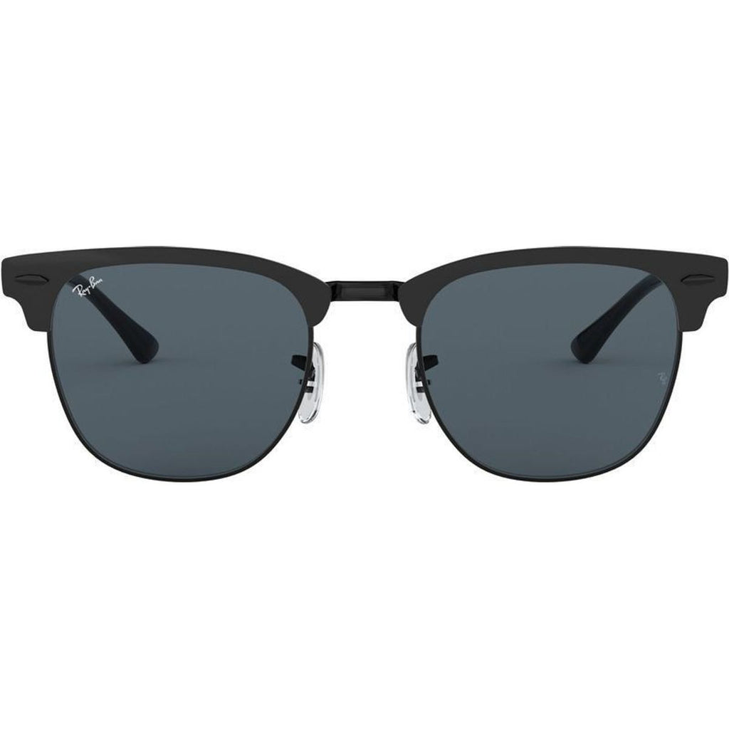 Clubmaster Metal RB3716, Matte Black/Blue Glass Lenses