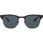 Clubmaster Metal RB3716, Matte Black/Blue Glass Lenses