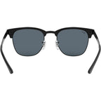 Clubmaster Metal RB3716, Matte Black/Blue Glass Lenses
