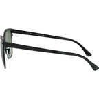 Clubmaster Metal RB3716, Matte Black/Green Polarised Glass Lenses