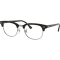 Clubmaster RX5154, Dark Havana/Clear Lenses