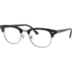 Clubmaster RX5154, Dark Havana/Clear Lenses