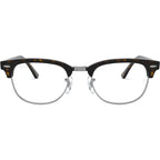 Clubmaster RX5154, Dark Havana/Clear Lenses