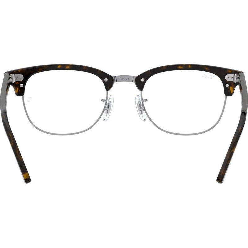 Clubmaster RX5154, Dark Havana/Clear Lenses