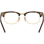 Clubmaster RX5154, Red Havana/Clear Lenses