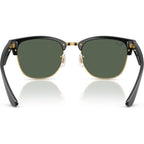 Clubmaster Reverse RBR0504S, Black on Arista/Dark Green Lenses 54 Eye Size