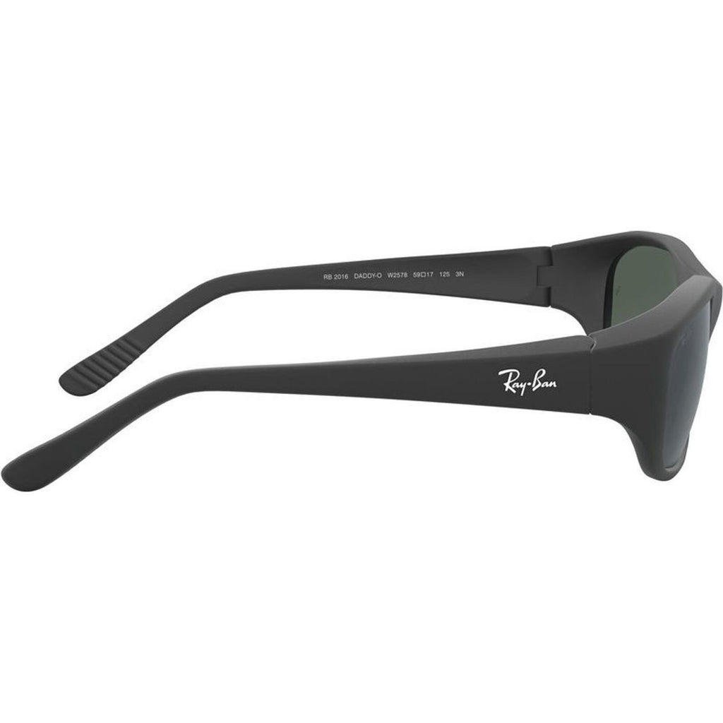Daddy-O RB2016, Black Rubber/Green Lenses