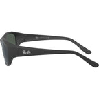 Daddy-O RB2016, Black Rubber/Green Lenses