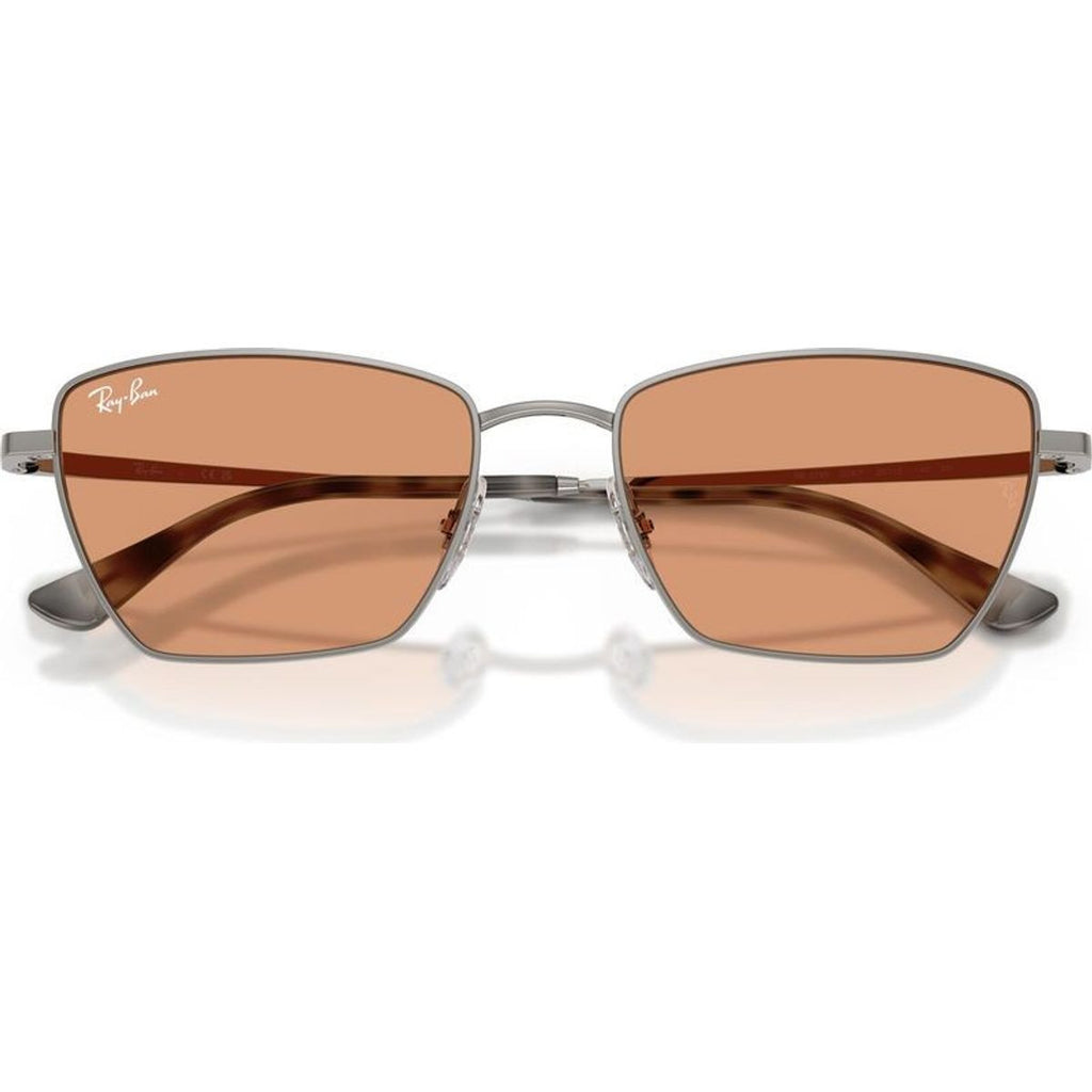 Drea RB3783, Gunmetal/Orange Lenses 53 Eye Size