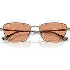 Drea RB3783, Gunmetal/Orange Lenses 53 Eye Size