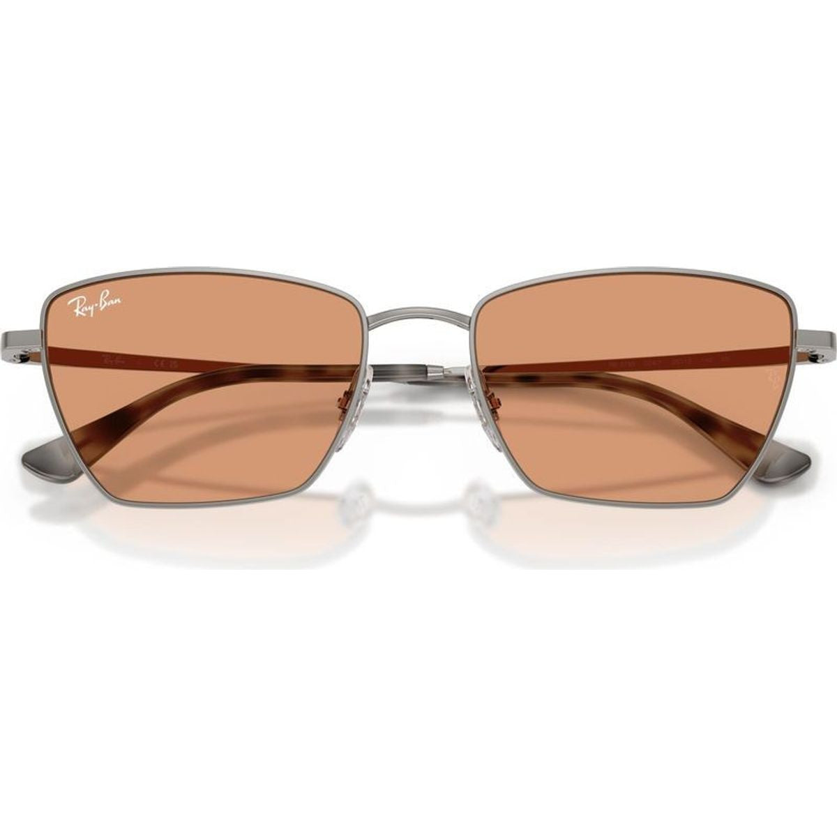 Drea RB3783, Gunmetal/Orange Lenses 53 Eye Size