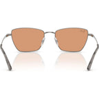 Drea RB3783, Gunmetal/Orange Lenses 53 Eye Size