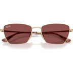 Drea RB3783, Pale Gold/Dark Violet Lenses 53 Eye Size