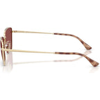 Drea RB3783, Pale Gold/Dark Violet Lenses 53 Eye Size