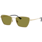 Drea RB3783, Pale Gold/Green Lenses 53 Eye Size
