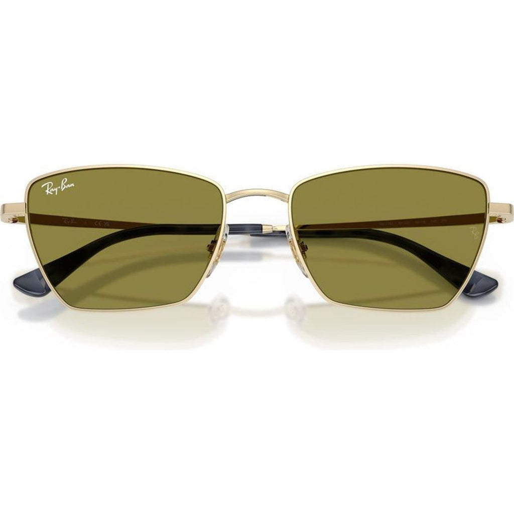 Drea RB3783, Pale Gold/Green Lenses 53 Eye Size