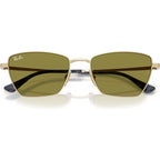Drea RB3783, Pale Gold/Green Lenses 53 Eye Size