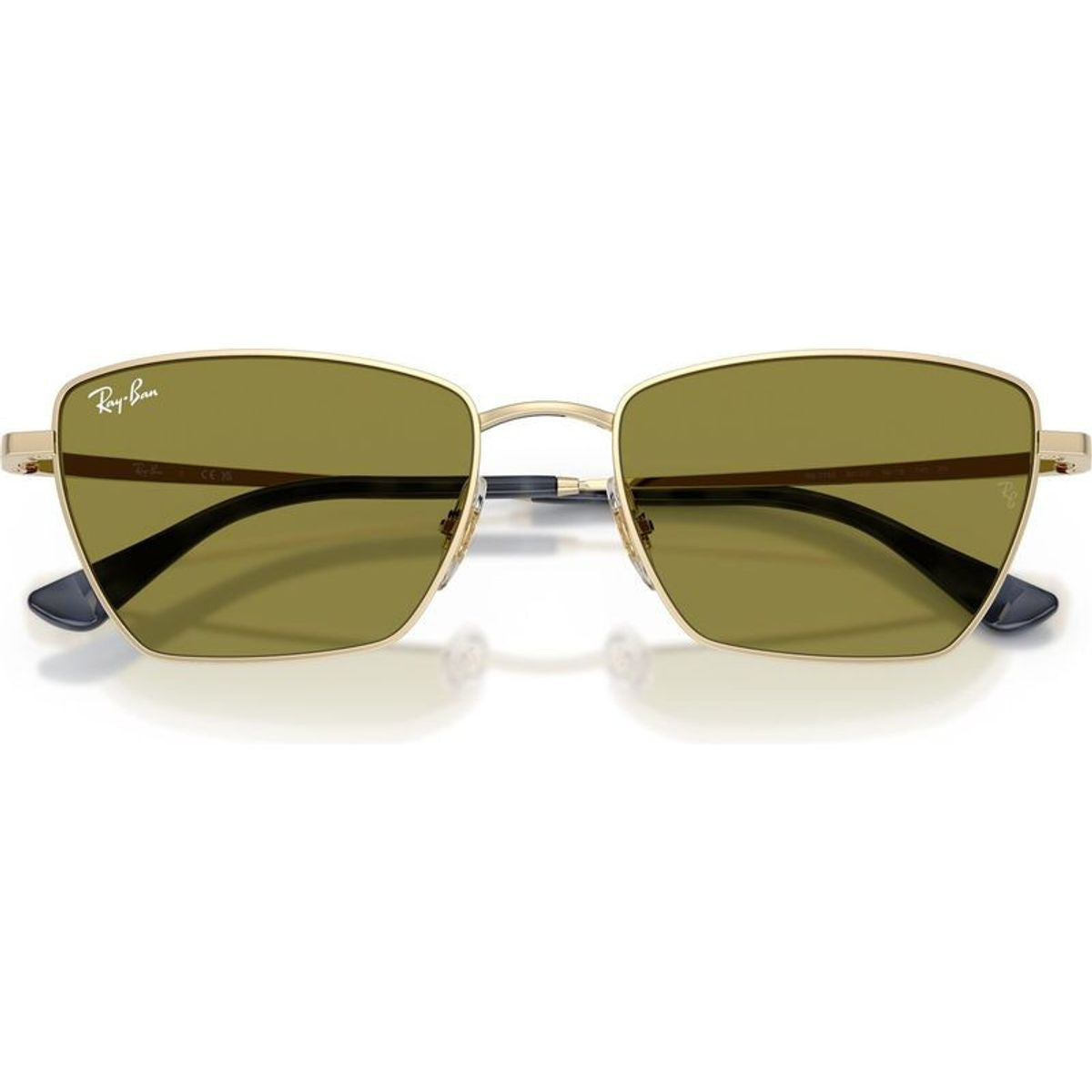 Drea RB3783, Pale Gold/Green Lenses 53 Eye Size
