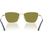 Drea RB3783, Pale Gold/Green Lenses 53 Eye Size