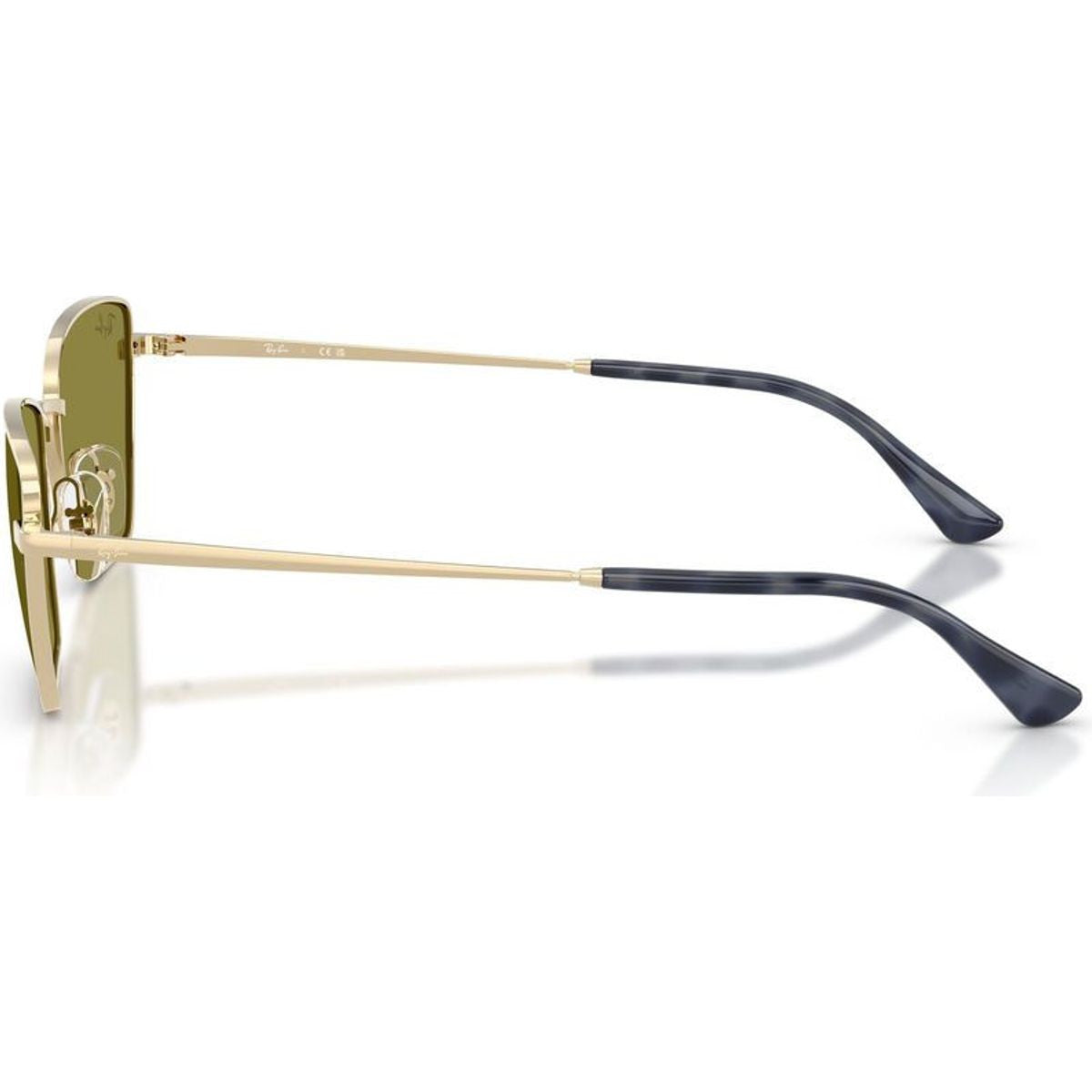 Drea RB3783, Pale Gold/Green Lenses 53 Eye Size