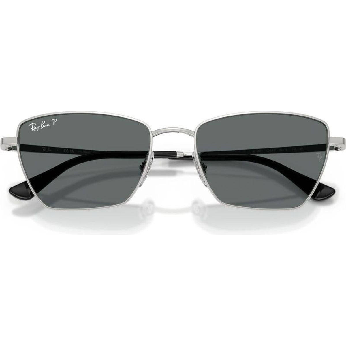 Drea RB3783, Silver/Dark Grey Polarised Lenses 53 Eye Size