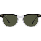 Eagleeye RB2398, Black on Transparent/Green Glass Lenses