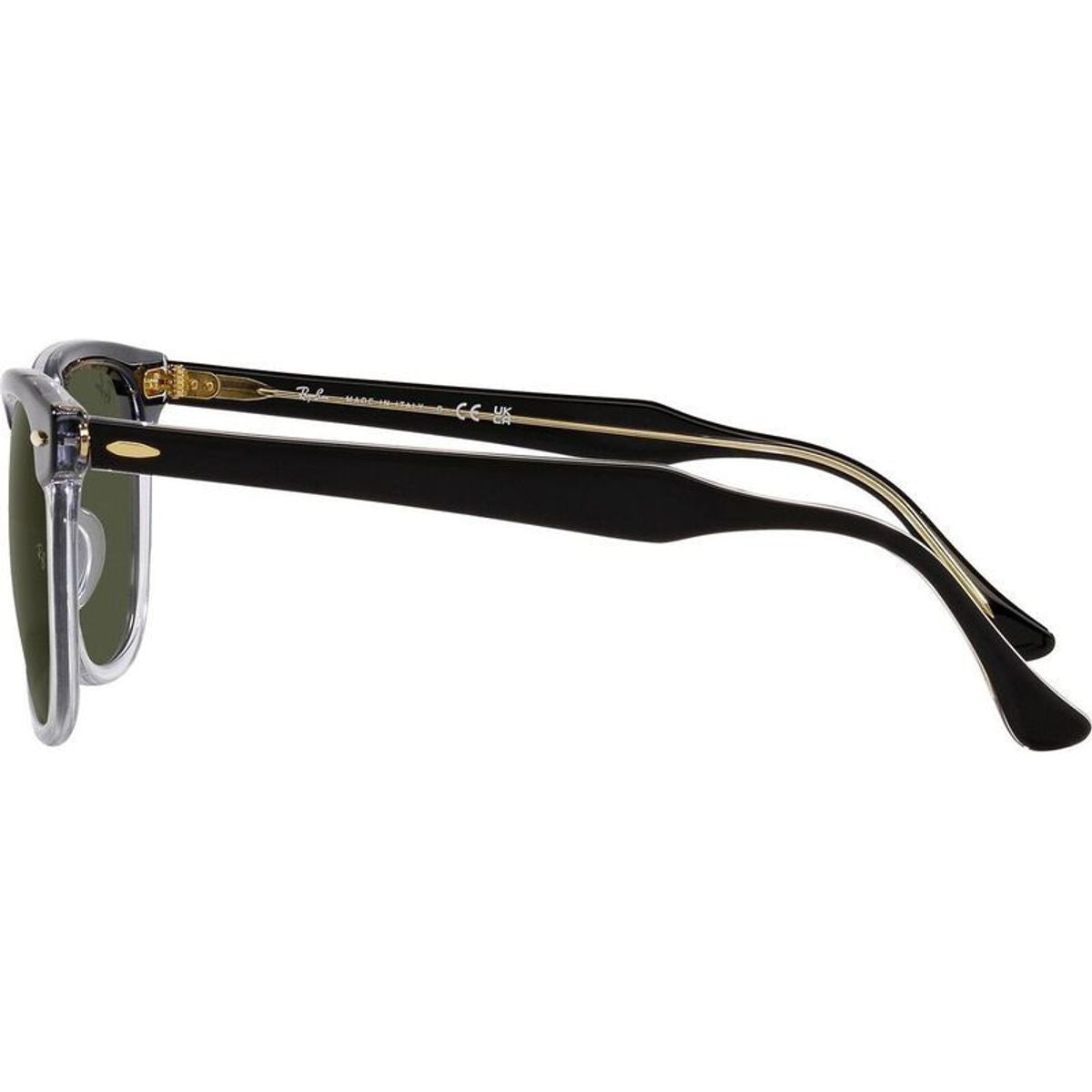 Eagleeye RB2398, Black on Transparent/Green Glass Lenses
