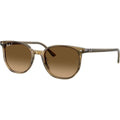 Elliot RB2197, Striped Green/Brown Gradient Polarised Glass Lenses 52 Eye Size