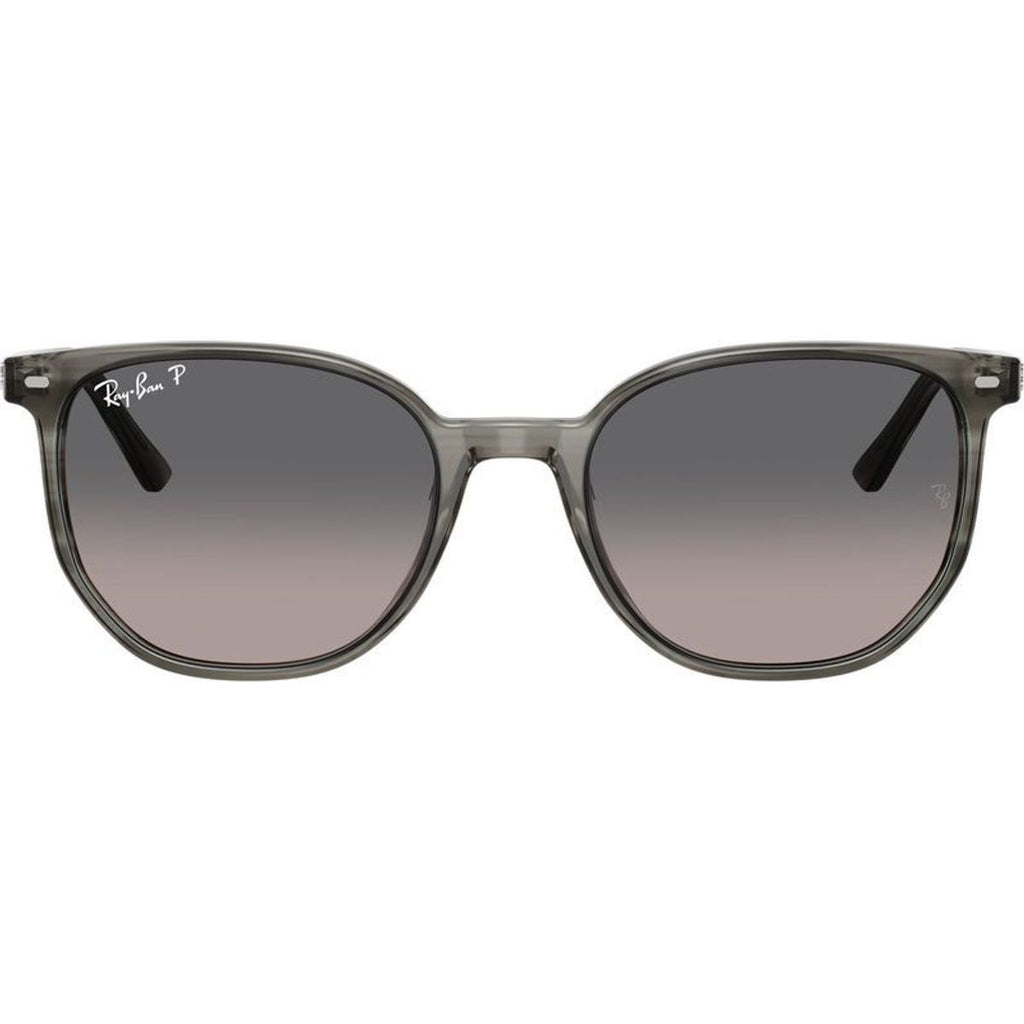 Elliot RB2197, Striped Grey/Grey Gradient Polarised Glass Lenses 52 Eye Size