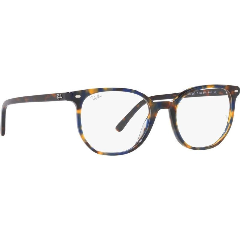 Elliot RX5397, Yellow and Blue Havana/Clear Lenses 48 Eye Size