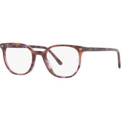 Elliot RX5397, Brown and Violet Havana/Clear Lenses 48 Eye Size
