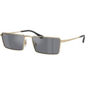 Emy RB3741, Light Gold/Dark Grey Silver Flash Mirror Lenses 59 Eye Size