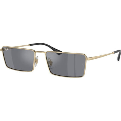 Emy RB3741, Light Gold/Dark Grey Silver Flash Mirror Lenses 59 Eye Size