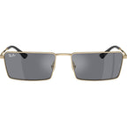 Emy RB3741, Light Gold/Dark Grey Silver Flash Mirror Lenses 59 Eye Size