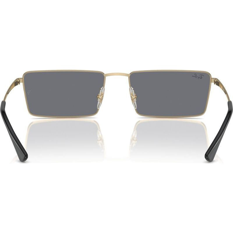 Emy RB3741, Light Gold/Dark Grey Silver Flash Mirror Lenses 59 Eye Size