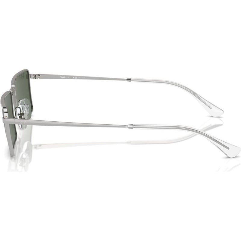 Emy RB3741, Silver/Dark Green Polarised Lenses 59 Eye Size