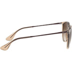 Erika Classic RB4171, Transparent Light Brown/Brown Gradient Dark Brown Lenses
