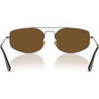 Explorer 5 RB3845, Gunmetal/Brown Glass Polarised Lenses 57 Eye Size