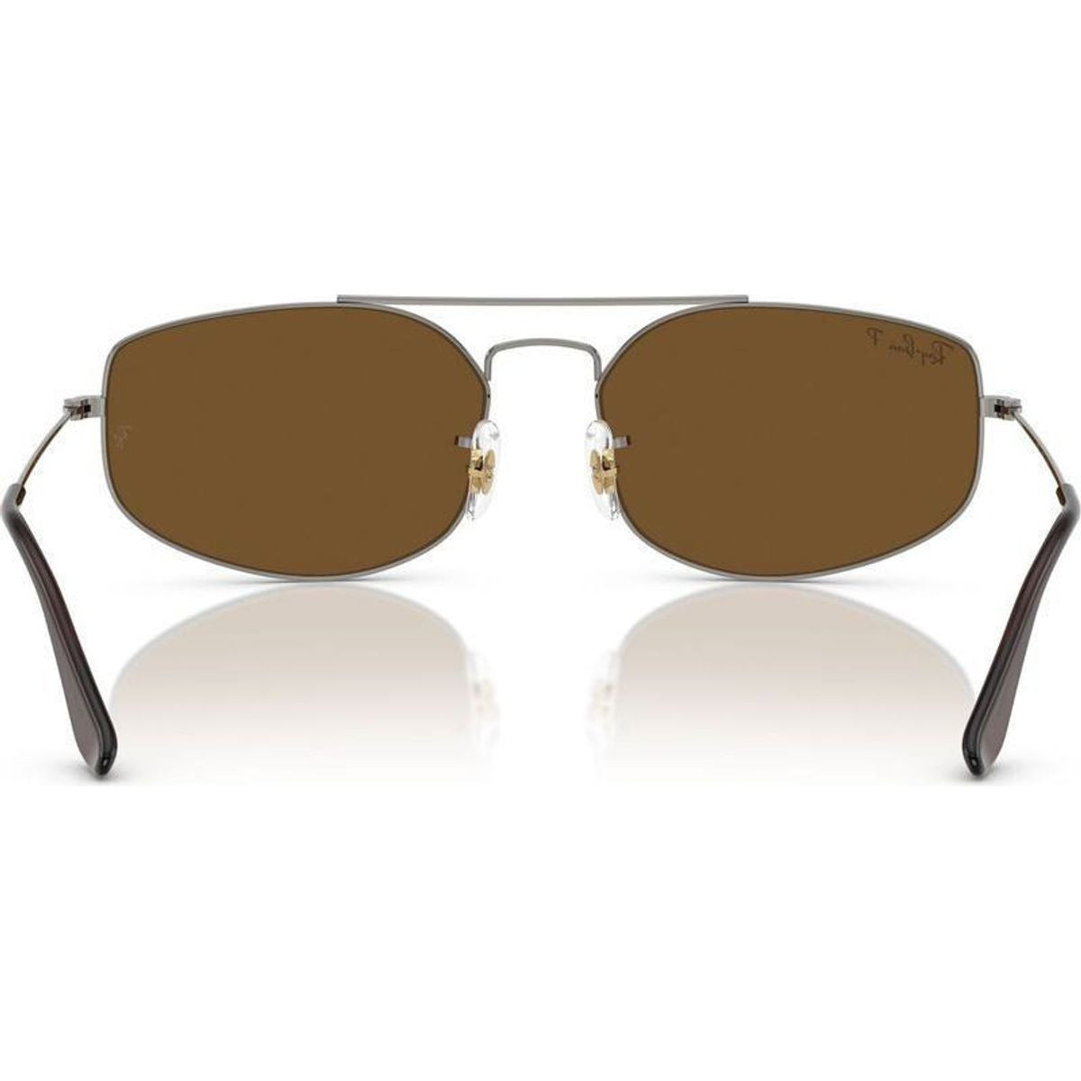 Explorer 5 RB3845, Gunmetal/Brown Glass Polarised Lenses 57 Eye Size