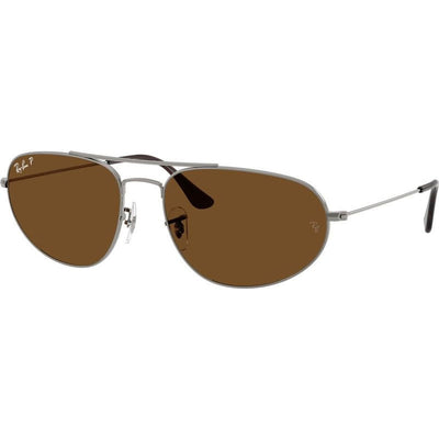 Explorer IV RB3945, Gunmetal/Brown Polarised Glass Lenses 60 Eye Size
