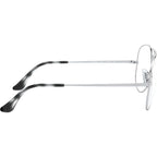 Aviator RX6489, Silver/Clear Lenses 55 Eye Size