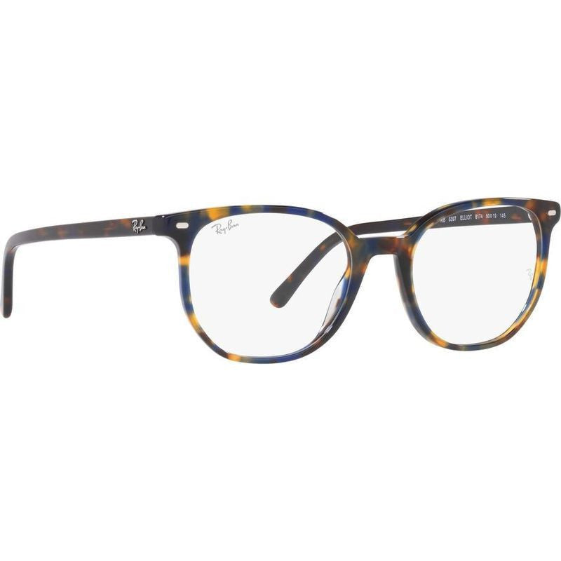Elliot RX5397, Yellow and Blue Havana/Clear Lenses 50 Eye Size