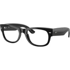Mega Wayfarer II RX0832V, Black/Clear Lenses