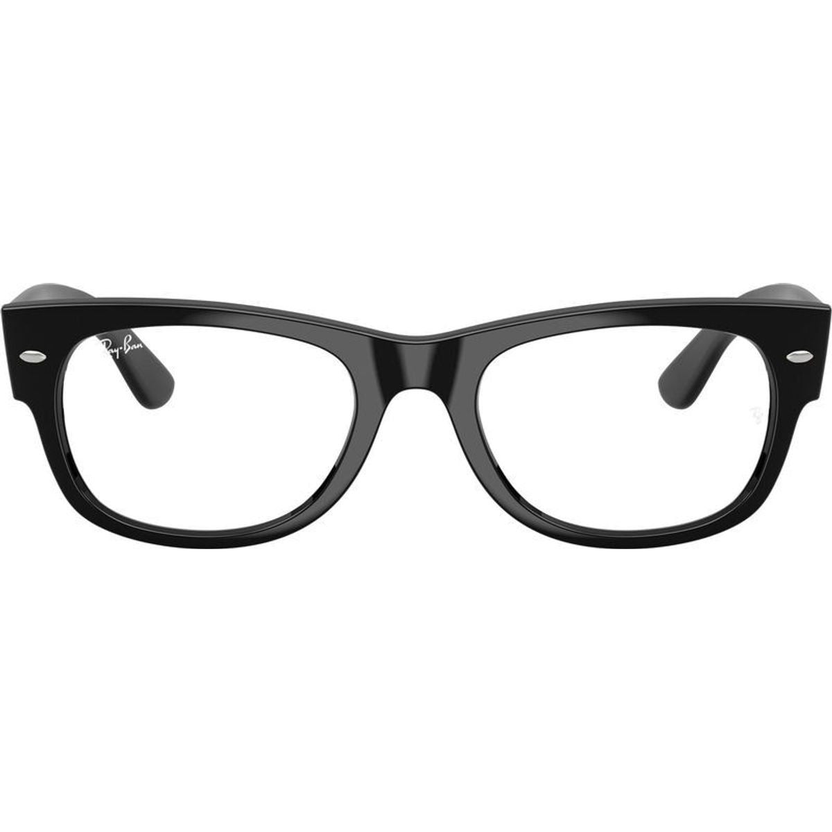 Mega Wayfarer II RX0832V, Black/Clear Lenses